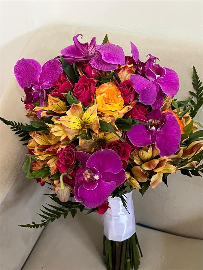 Buquê com orquídeas 21