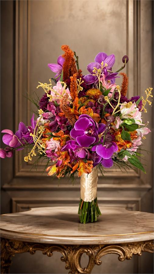 Buquê com orquídeas 1