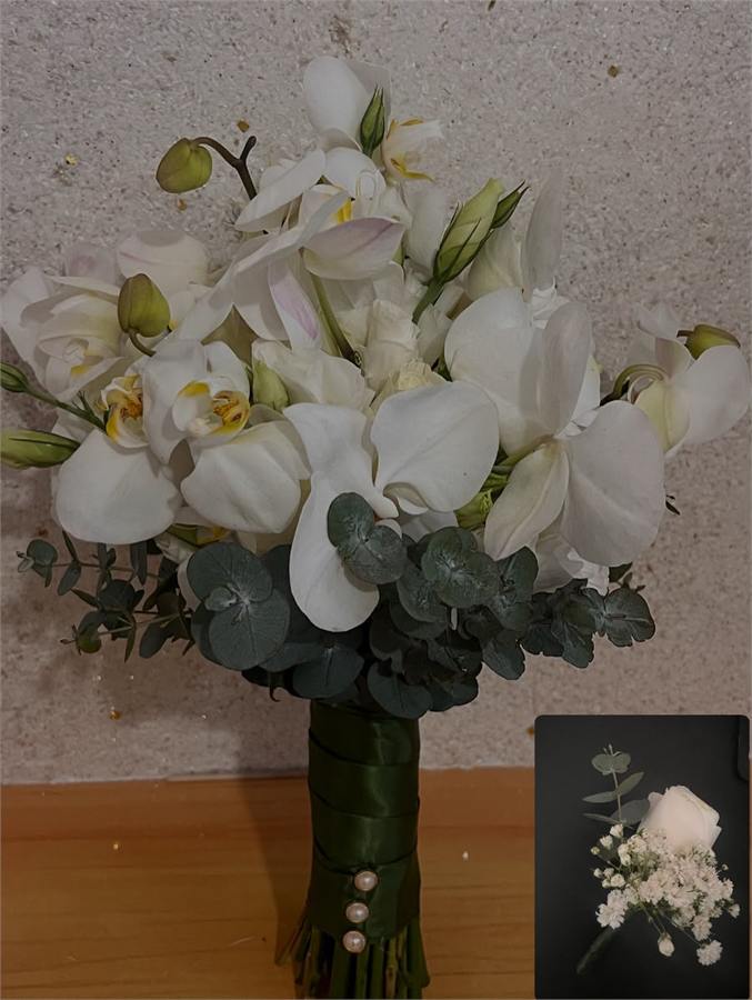 Buquê com orquídeas 18